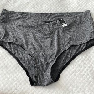 Torrid Curve Sexy Brief ~ Size 1 ~ Charcoal Gray ~ Crisscross Front